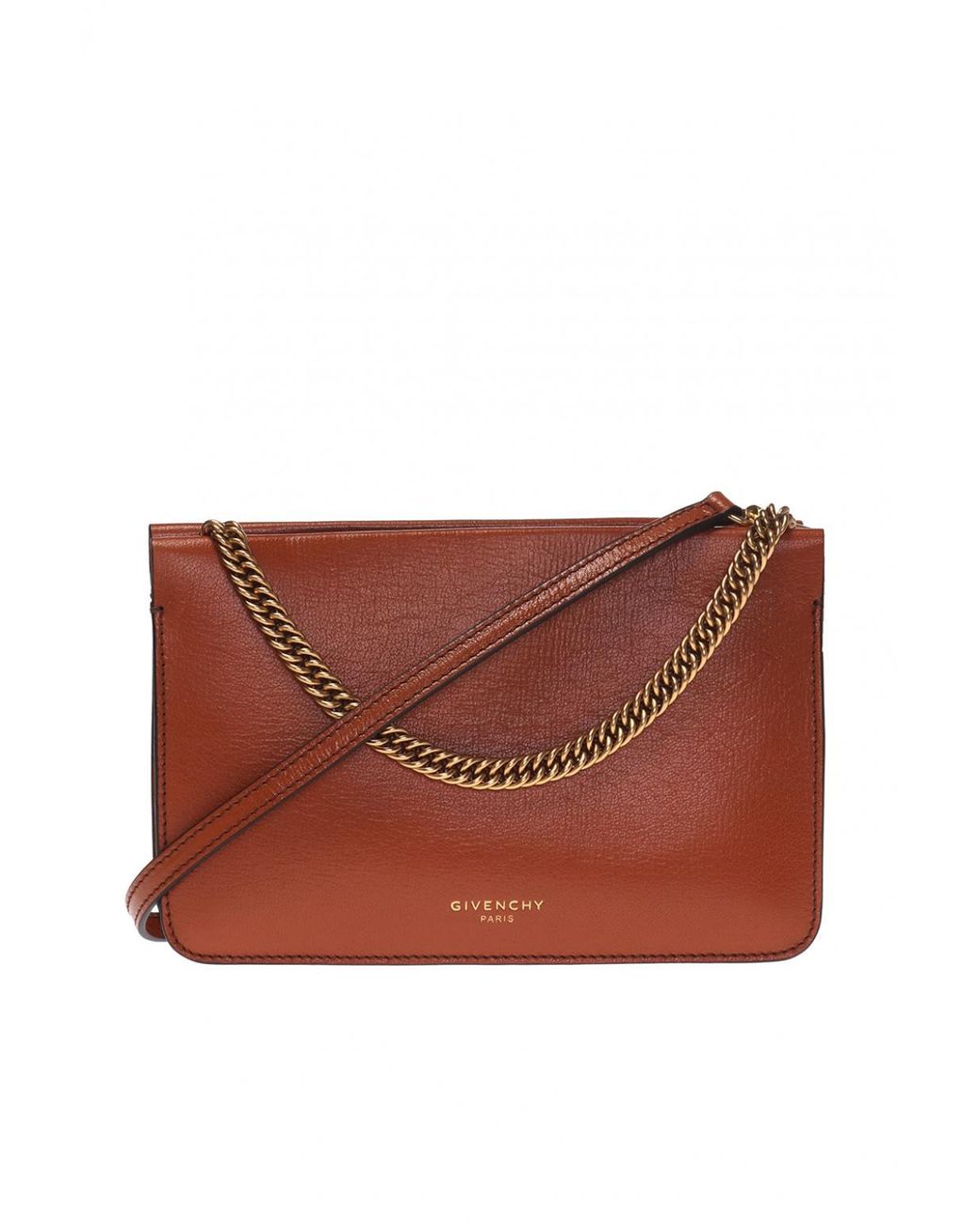 Givenchy Suede Logo Shoulder Bag in Black Burgundy Brown (Brown) - Lyst