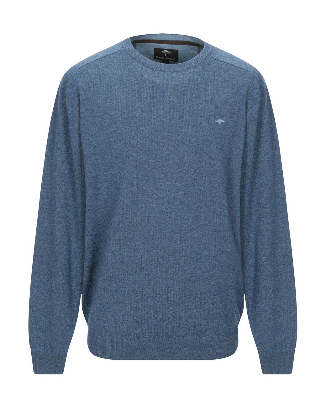 Fynch-Hatton Wool Sweater in Slate Blue (Blue) for Men - Lyst