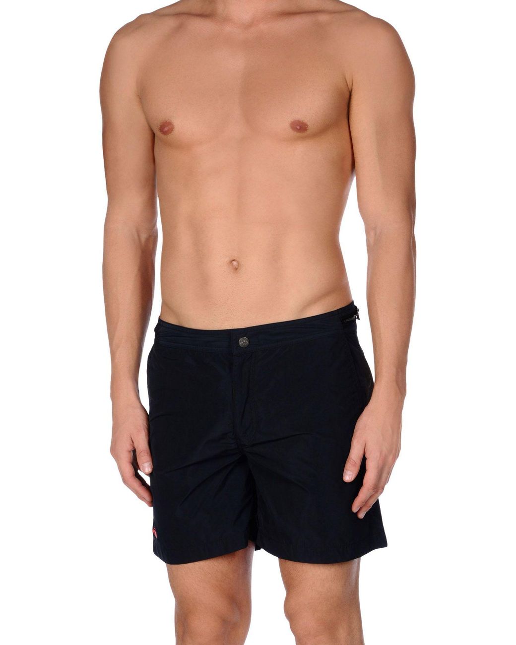 Sundek Synthetic Swim Trunks In Dark Blue Blue For Men Lyst