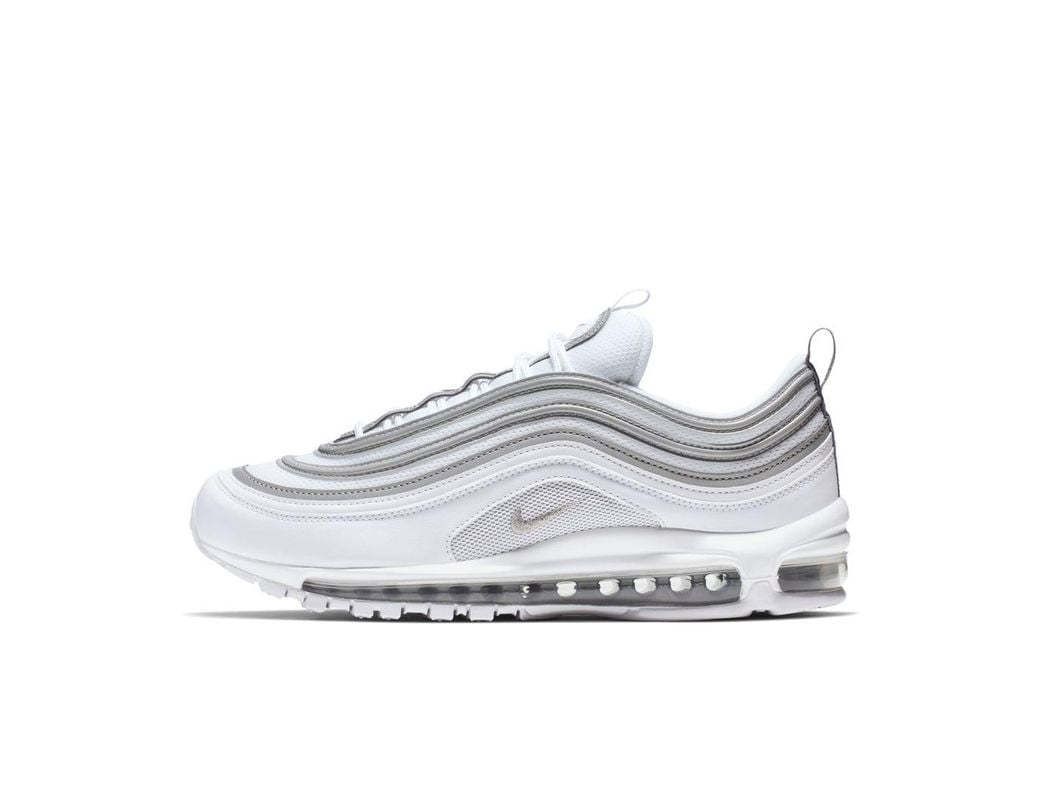 Lyst Nike Air Max 97 Shoe in White for Men Nike Air Max 97 Trainers In White in White Lyst