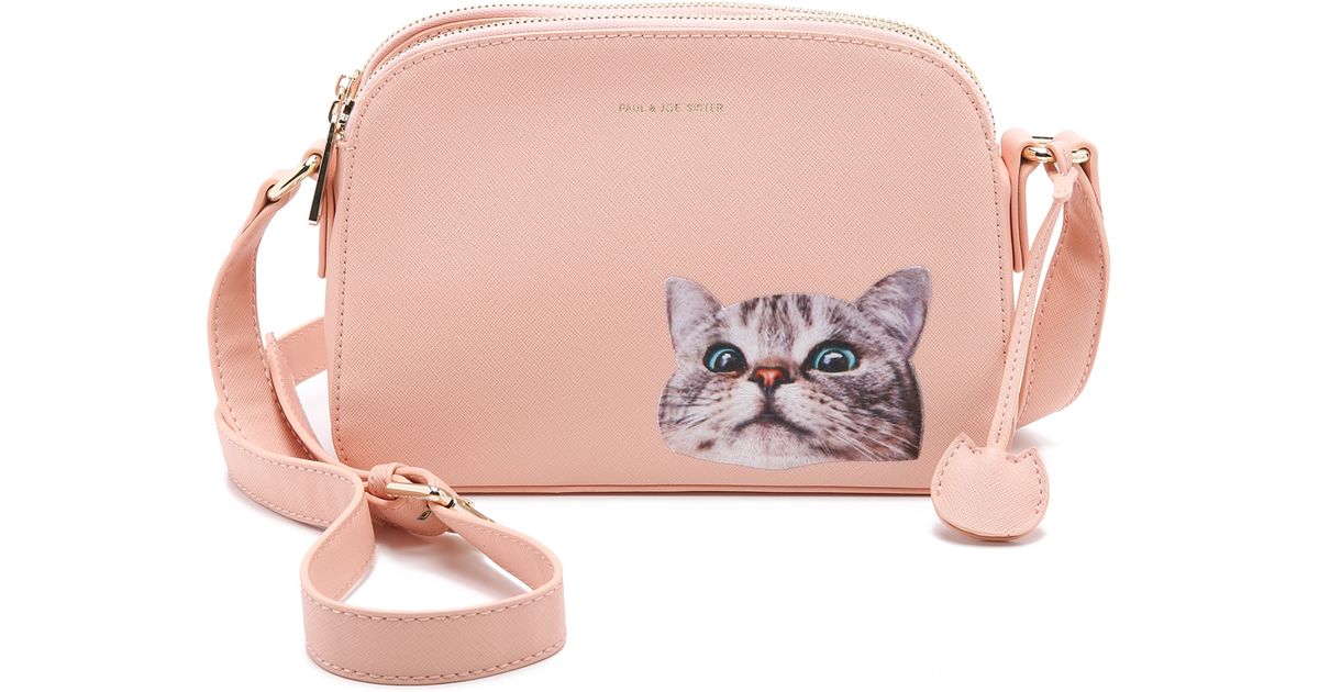 Paul Joe Ee Cross Body Bag Black In Pink Lyst