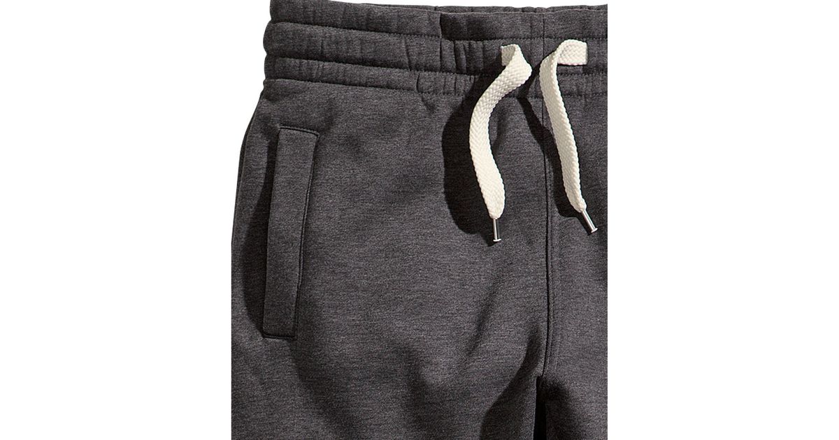 h and m grey sweatpants