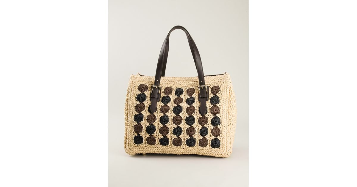 dolce and gabbana woven bag