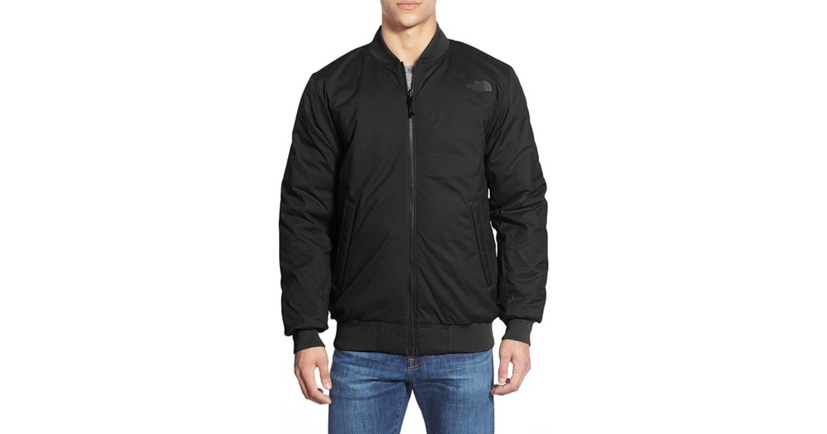 Lyst The North Face 'woodside' Reversible Bomber Jacket in Black for Men