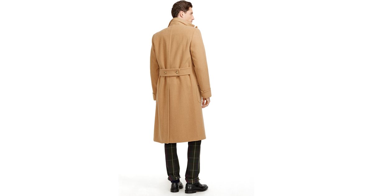 Lyst Polo Ralph Lauren Camel Hair Coat In Natural For Men