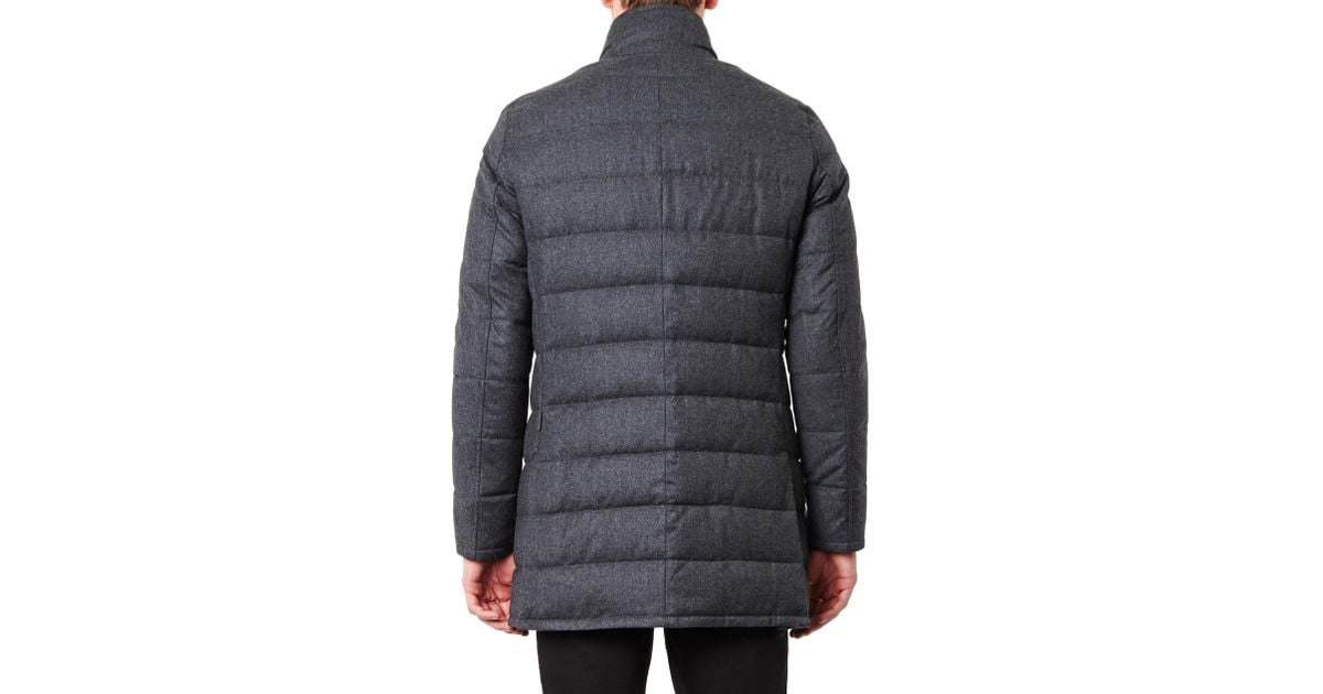 moncler vallier wool-flannel down coat moncler vallier wool-flannel down coat