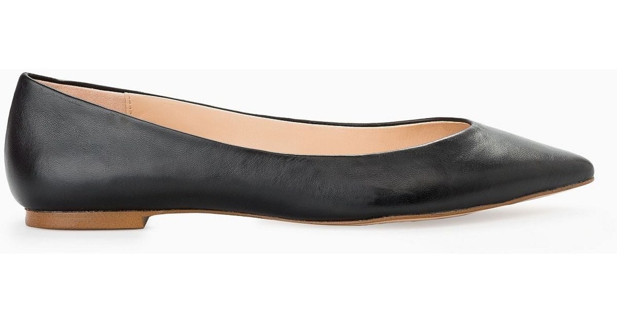 flat black leather shoes mango leather flat shoes in black lyst flat black leather shoes mango leather flat shoes in black lyst
