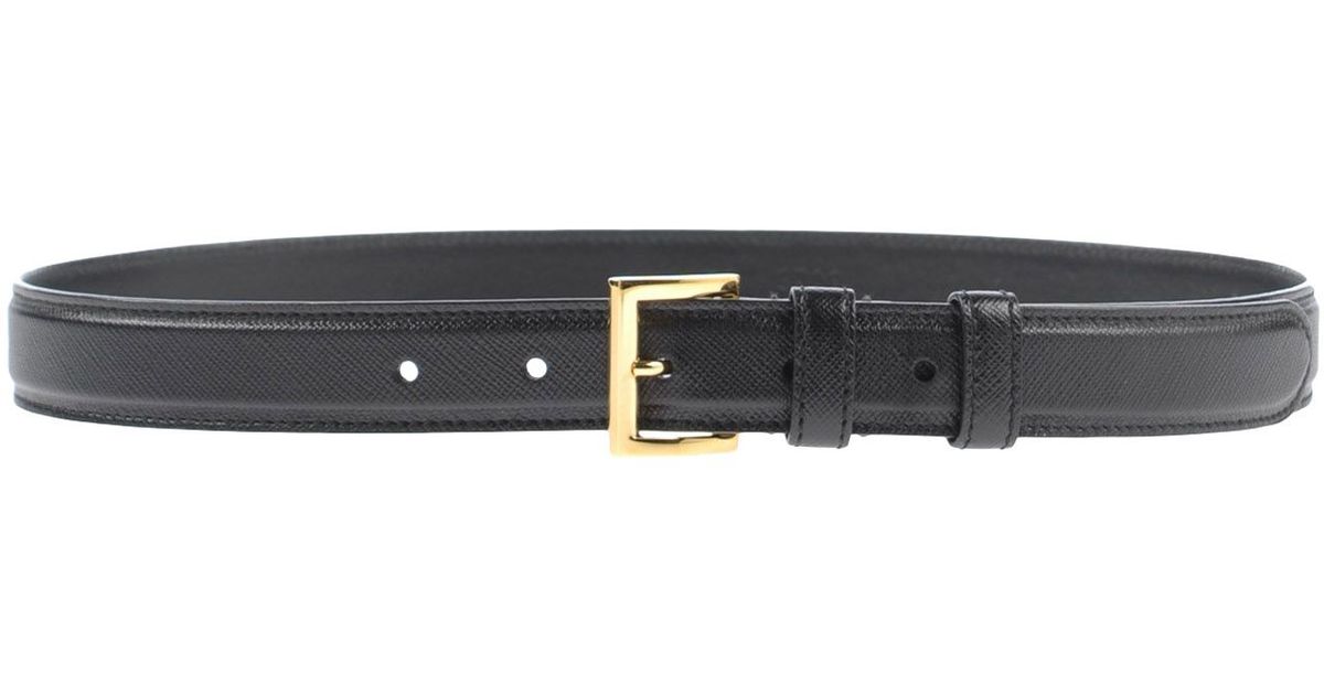 Prada Belt in Black | Lyst  