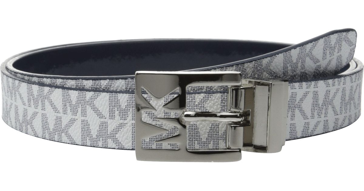 michael kors belt silver