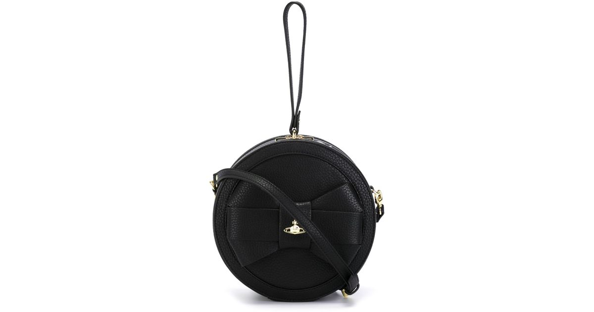 Vivienne westwood anglomania Round Shape Cross Body Bag in Black | Lyst