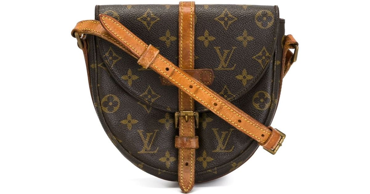 Lyst - Louis Vuitton &#39;Chantilly Pm&#39; Saddle Bag in Brown