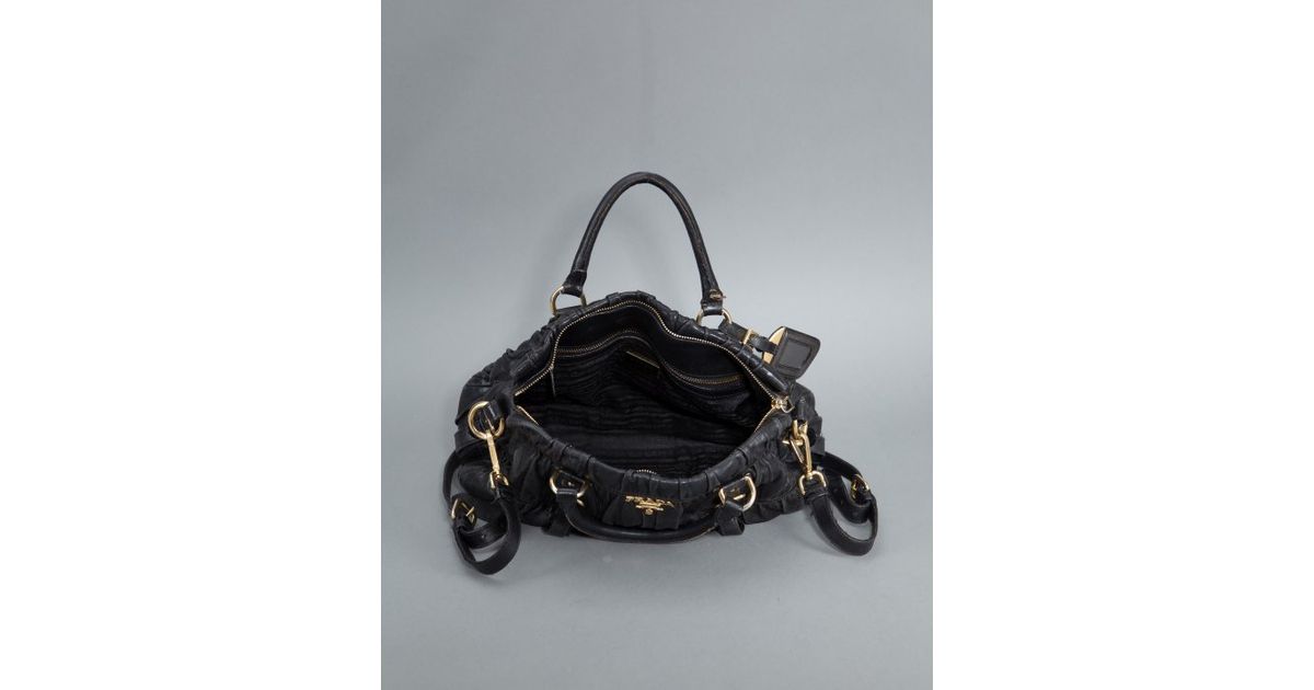 prada ruched bag