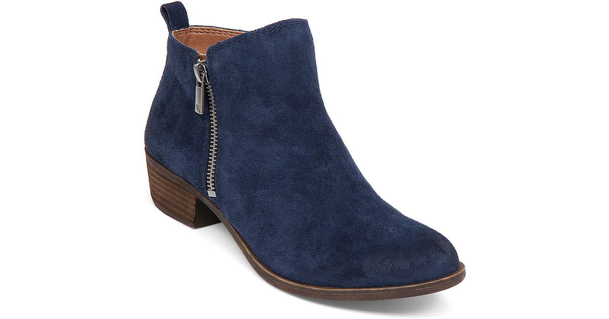 lucky brand basel bootie suede