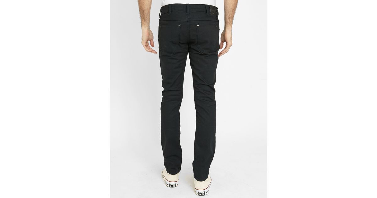 wrangler larston jeans black