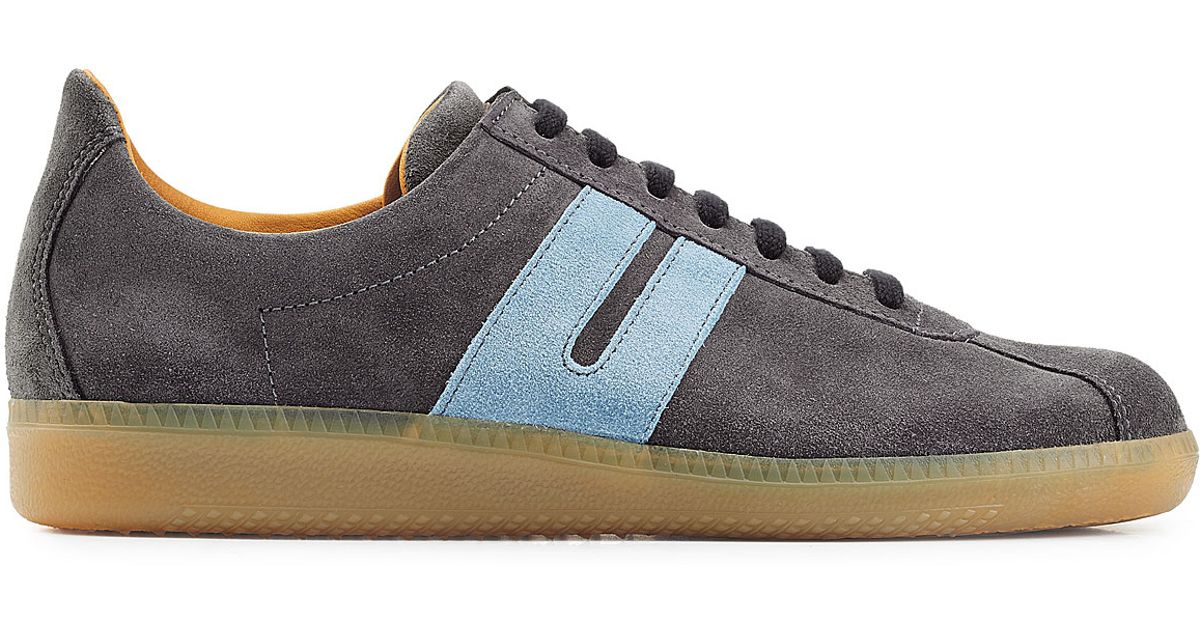 Lyst - Ludwig Reiter Suede Sneakers - Grey for Men