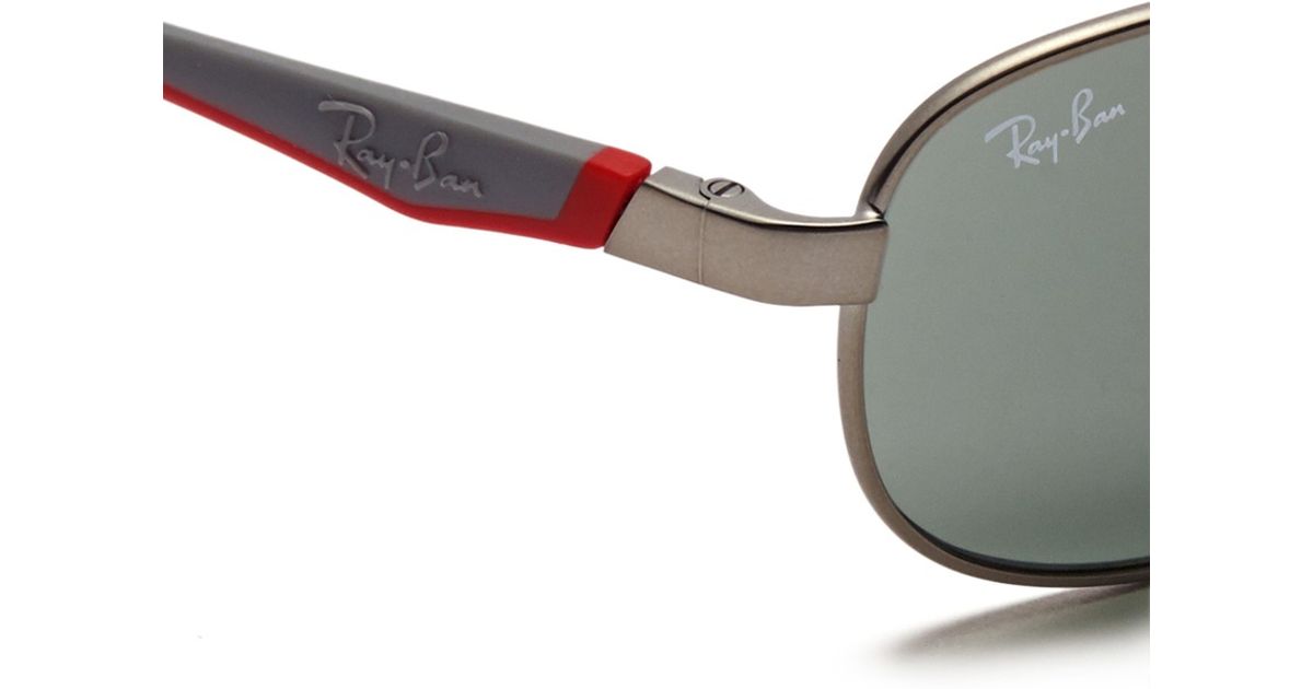 Rayban Curve Aviator Junior Sunglasses in Gray for Men Lyst