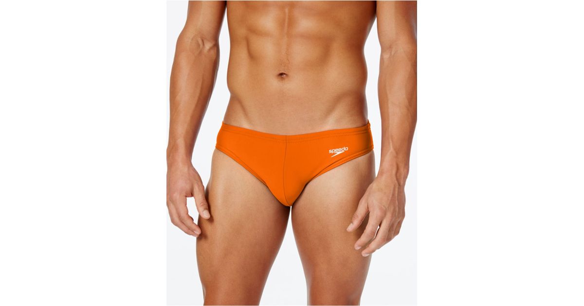 Lyst Speedo Solar One Inch Swim Briefs In Pink For Men