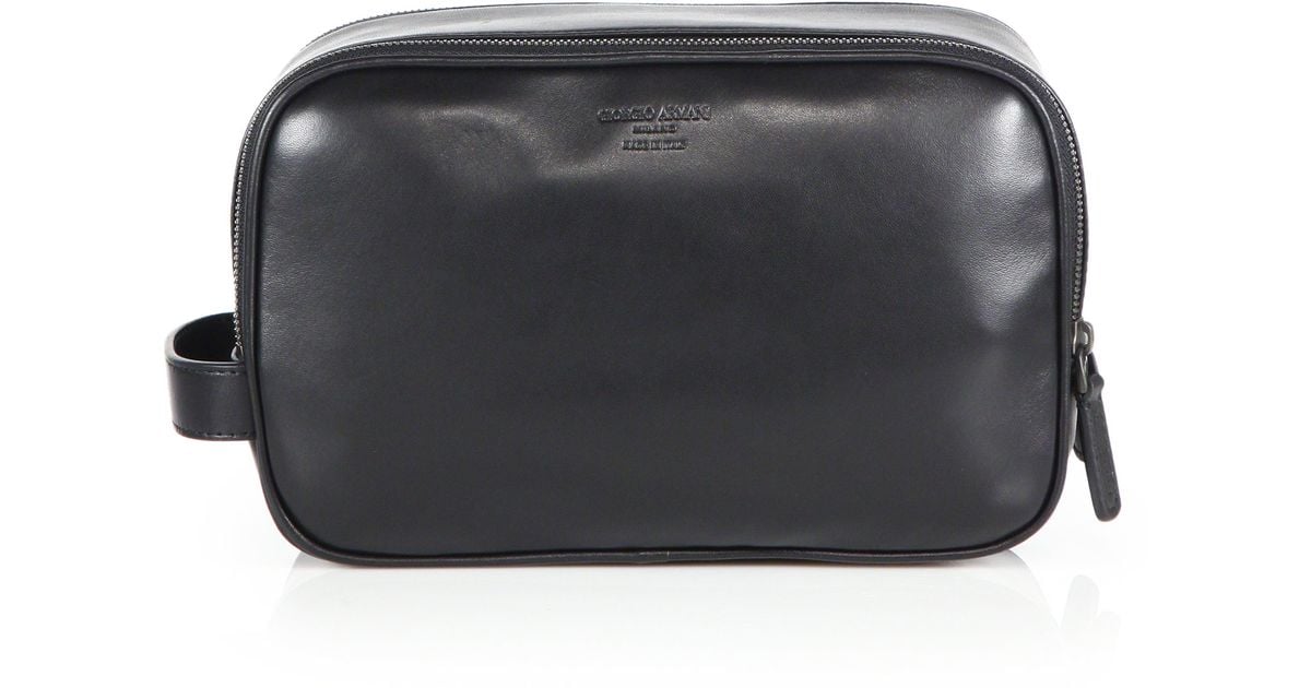 armani mens toiletry bag