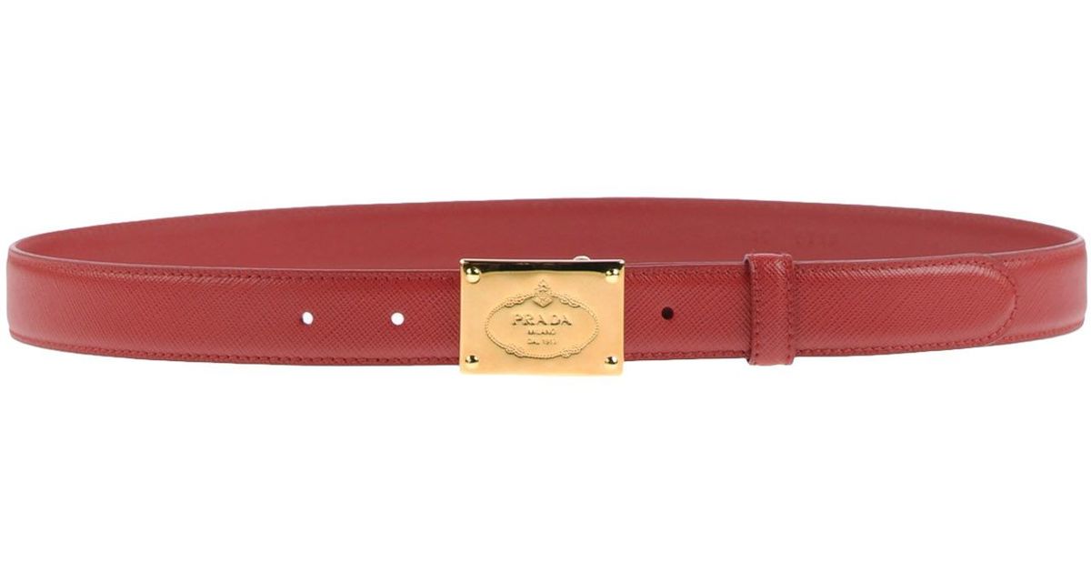 Prada Belt in Purple (Maroon) | Lyst  