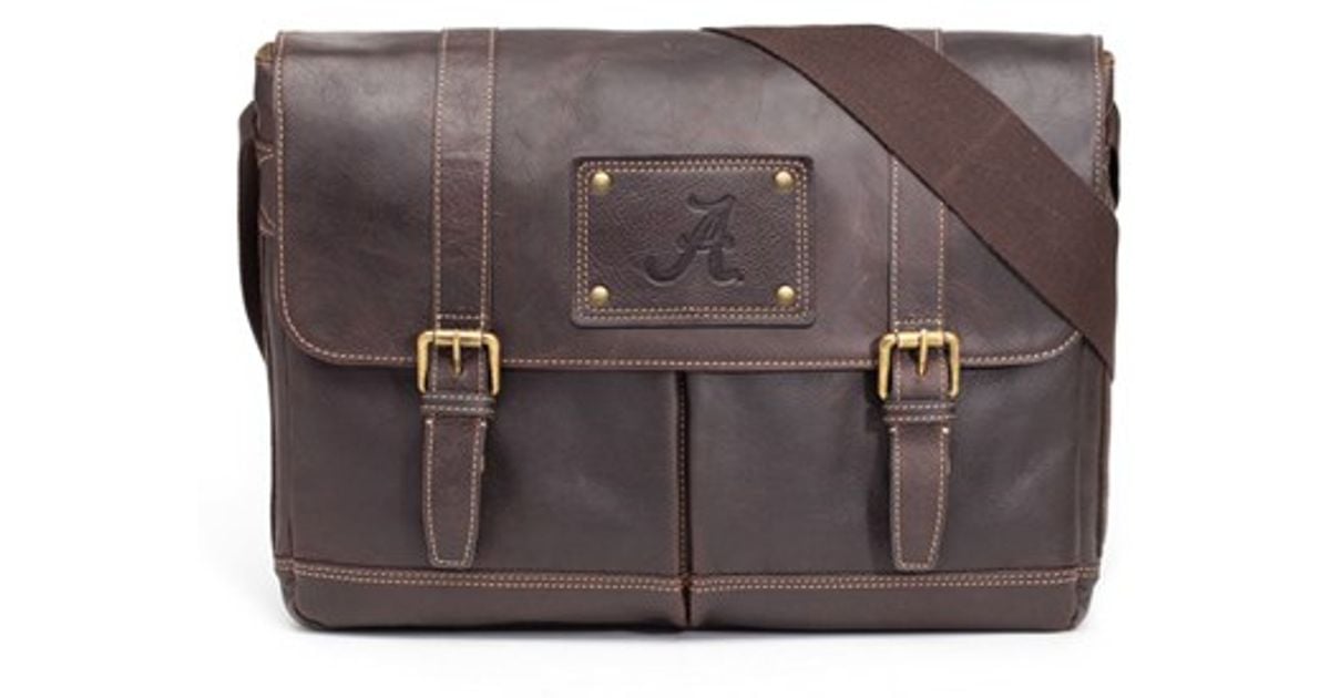 Lyst Jack Mason Brand Alabama Crimson Tide Messenger Bag In Lyst Jack Mason Brand Alabama Crimson Tide Messenger Bag In Brown For Men