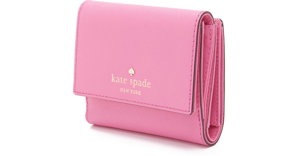 Lyst - Kate Spade New York Tavy Small Wallet in Pink
