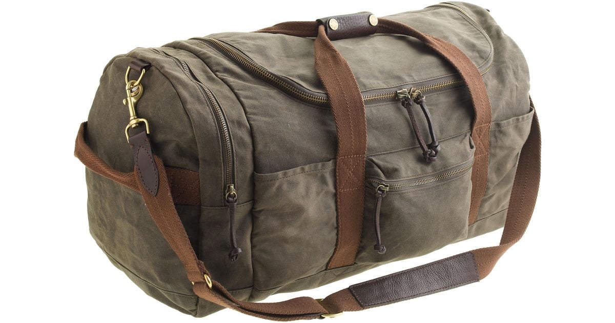 Lyst - J.Crew Abingdon Sporting Duffel Bag in Green for Men