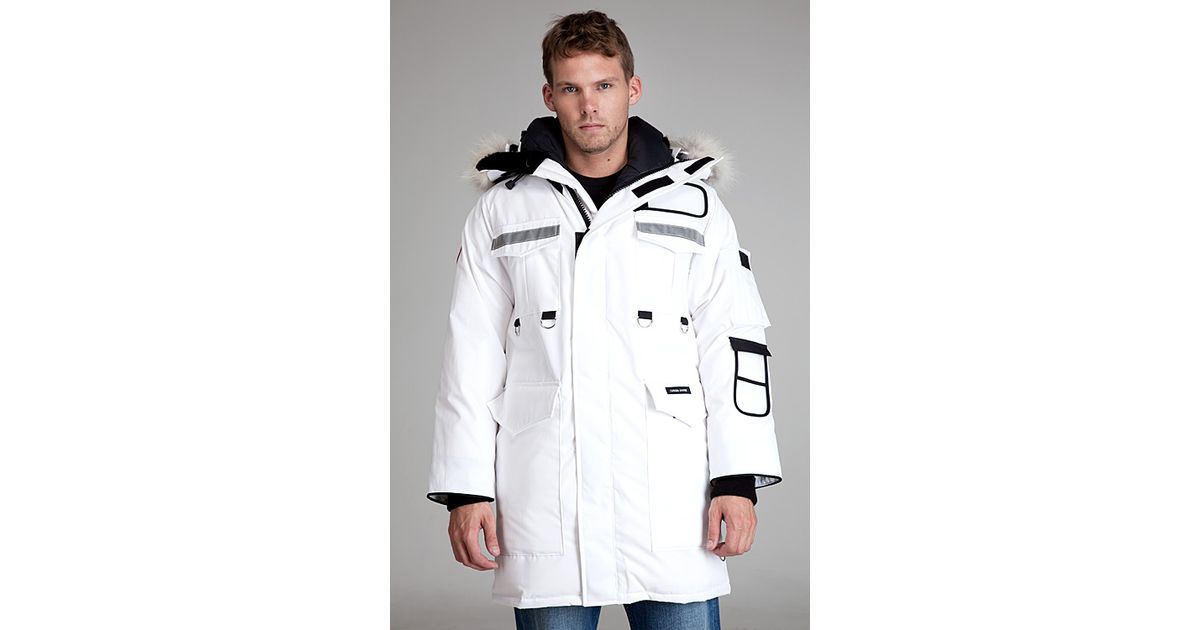 Lyst - Canada Goose Resolute White Parka in White for Men