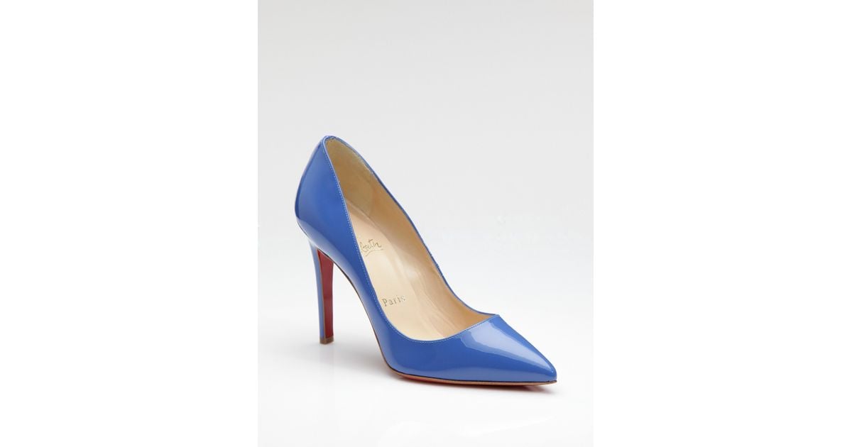 christian louboutin pigalle patent blue christian louboutin pigalle patent blue