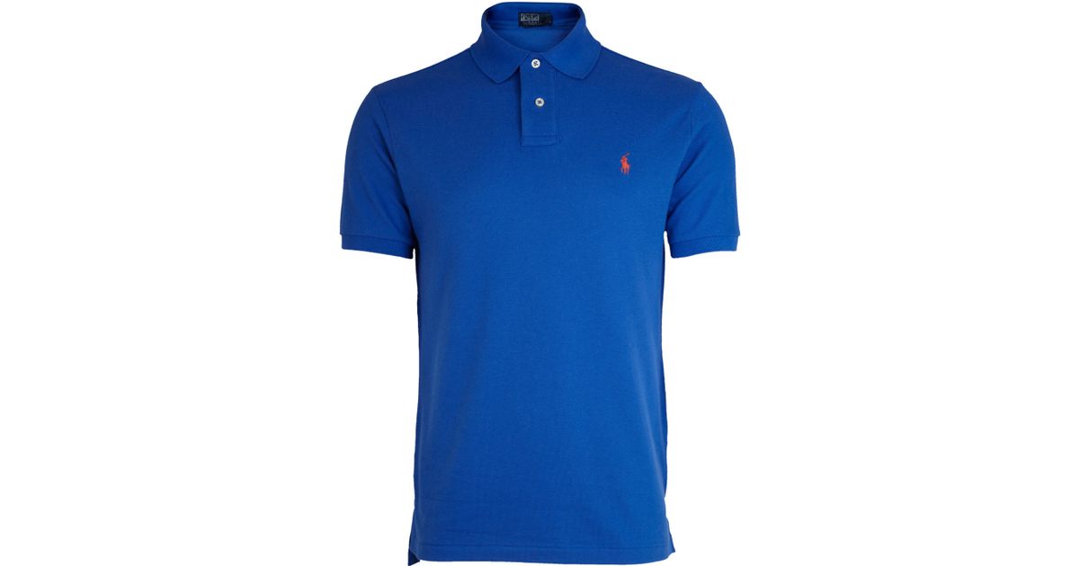 Lyst Polo ralph lauren Cobalt Blue Polo Shirt in Blue for Men