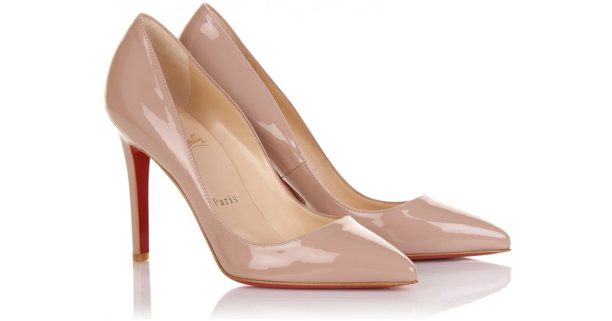 Christian louboutin Pigalle 100 Pumps in Pink (nude) | Lyst