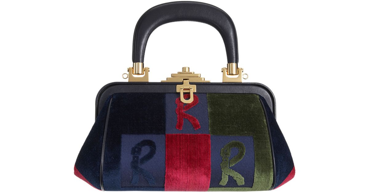 Roberta Di Camerino Small Bagonghi Vintage Bag In Blue Lyst