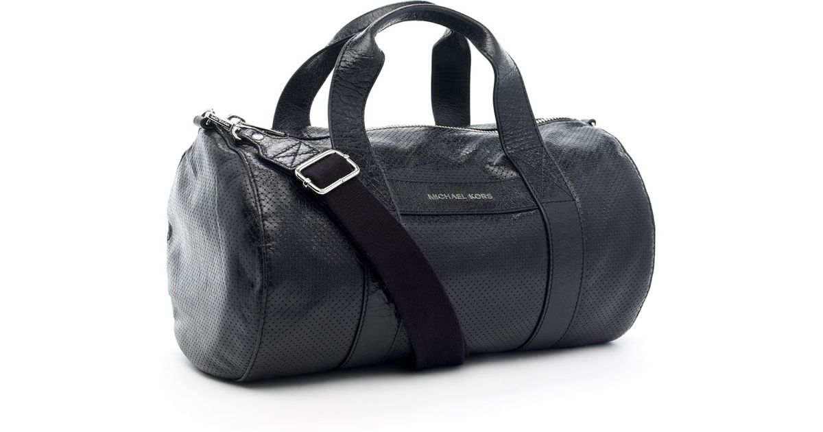 Lyst Michael Kors Ashland Small Duffle Bag Black In