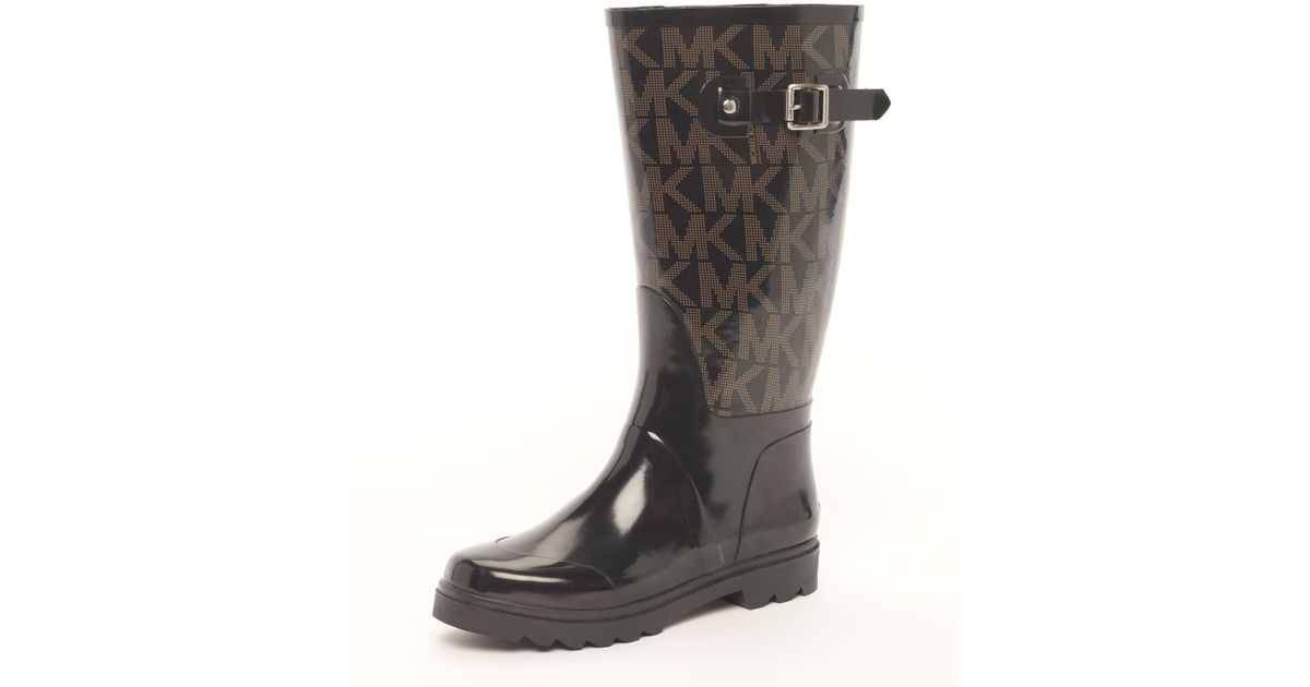 short michael kors rain boots