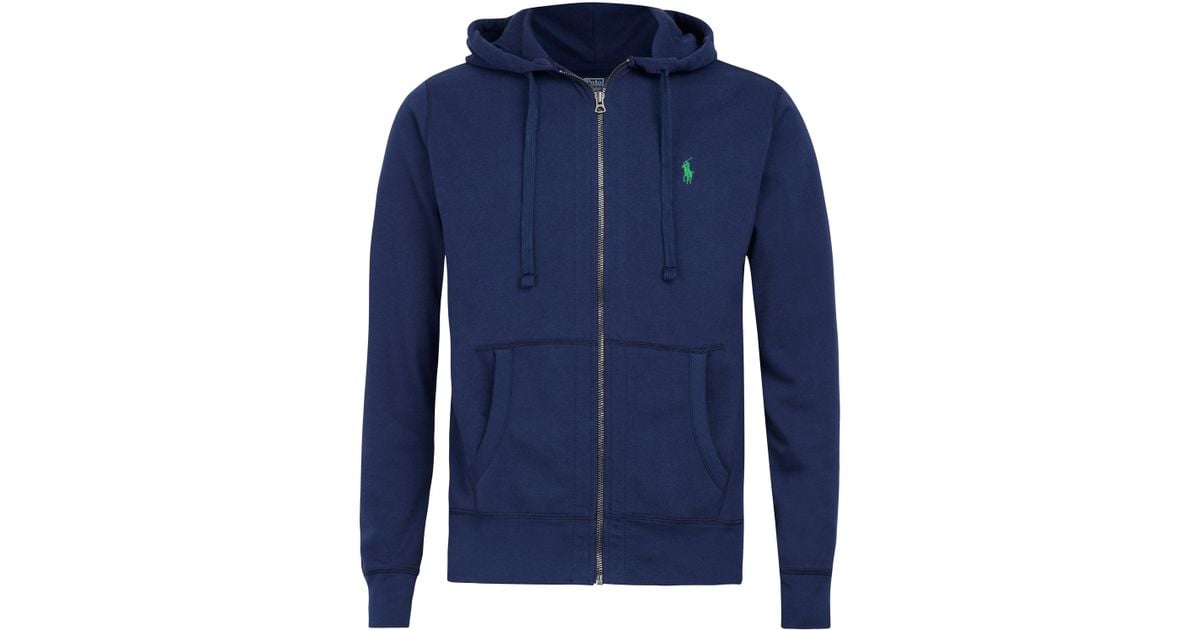 navy blue polo zip up