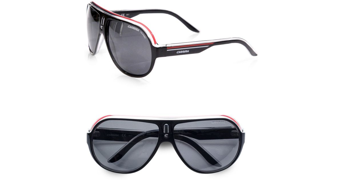 Lyst - Carrera Black Shield Sunglasses in Black for Men
