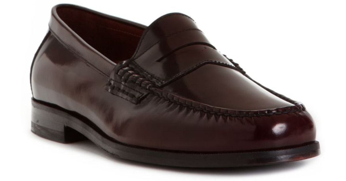 Lyst - Johnston & Murphy Pannel Penny Loafers in Brown for Men