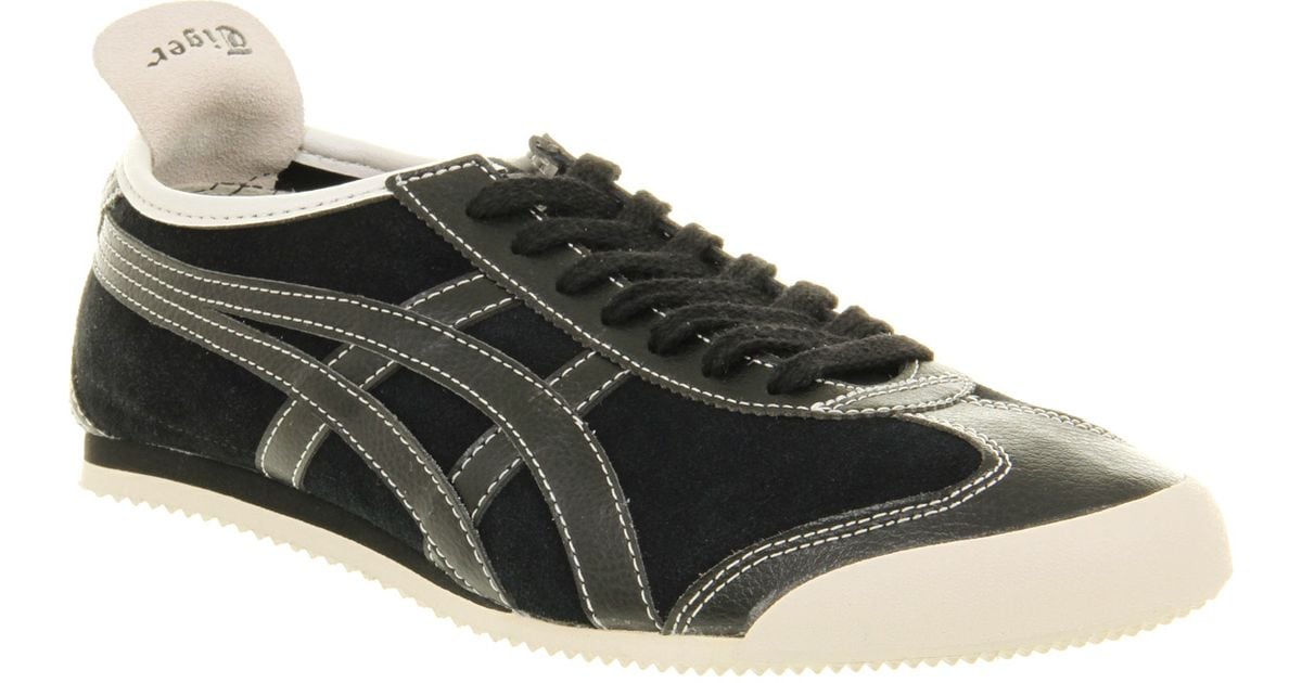 Lyst - Onitsuka Tiger Mexico 66 Black Suede in Black for Men