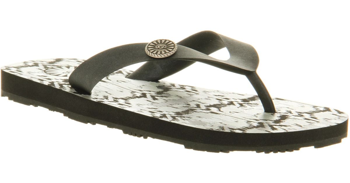 black ugg flip flops black ugg flip flops