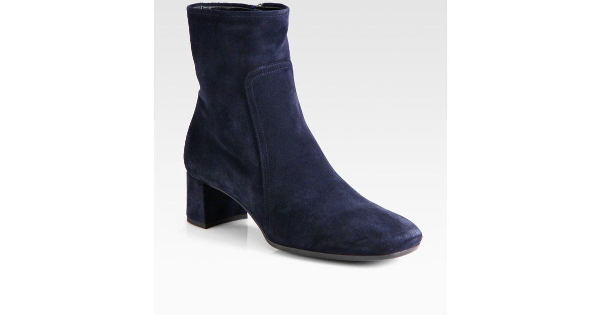 prada block heel boot