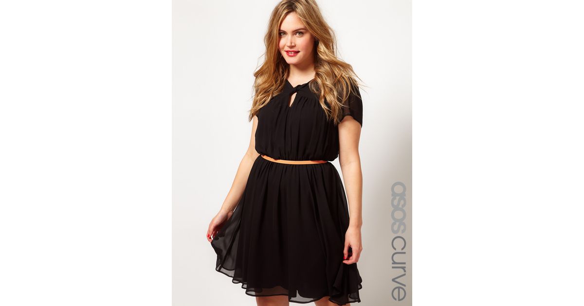 asos curve skater dress