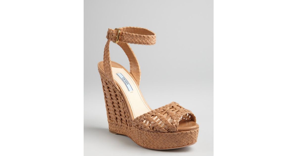 nude woven sandals