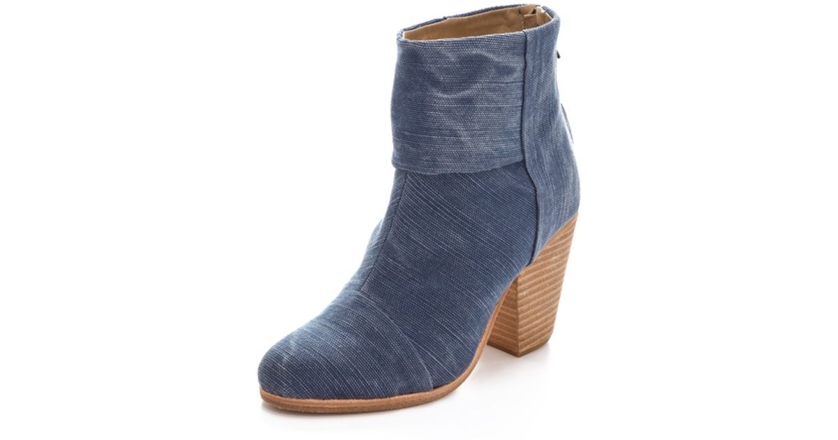 canvas booties