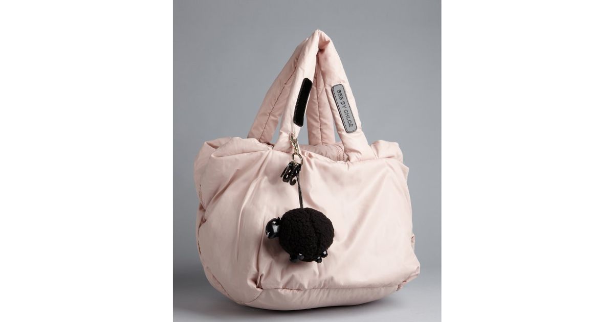 fake chloe handbag - See by chlo Light Pink Nylon Joyrider Puffer Tote in Pink | Lyst