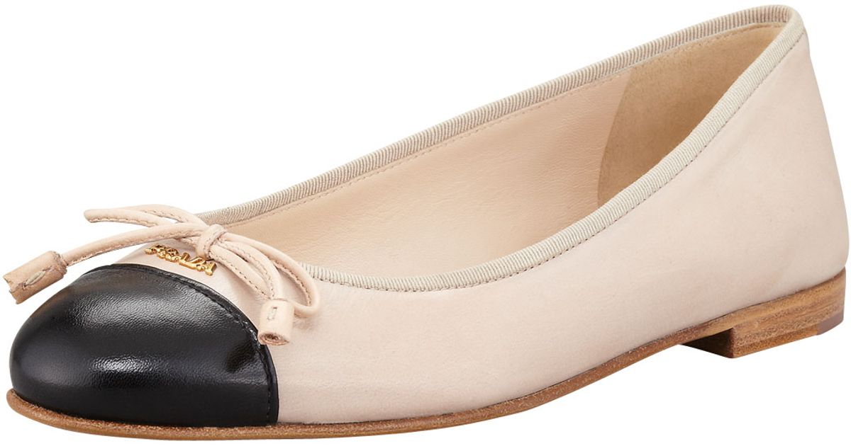 prada ballerina flats