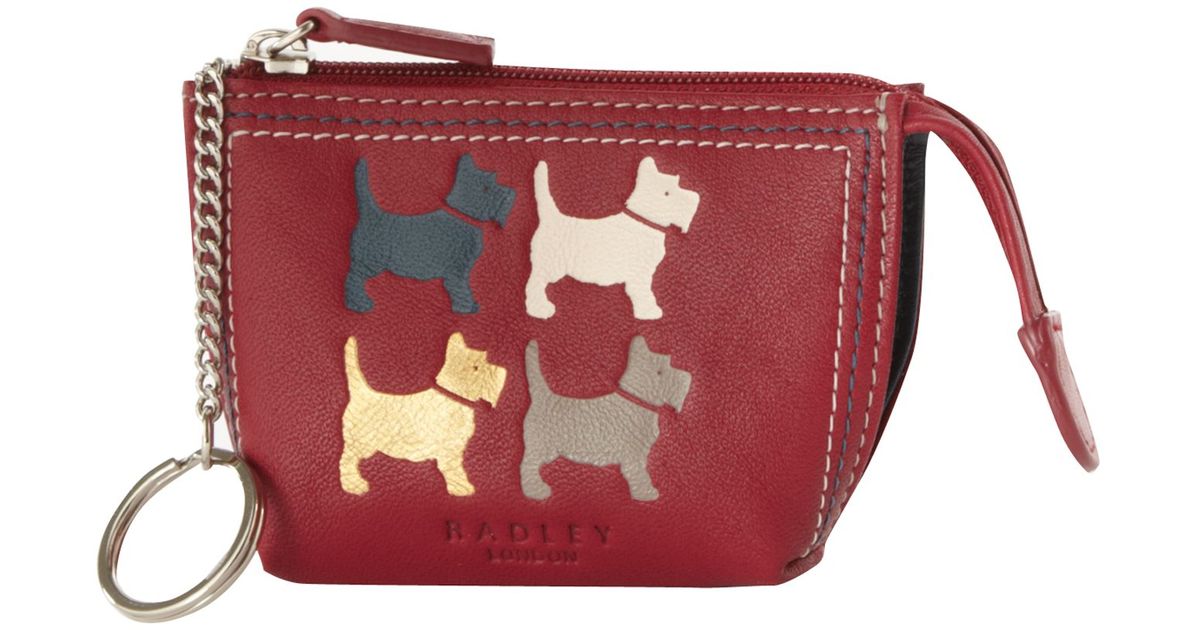 Radley Four Dogs Small Coin Purse in Pink | Lyst