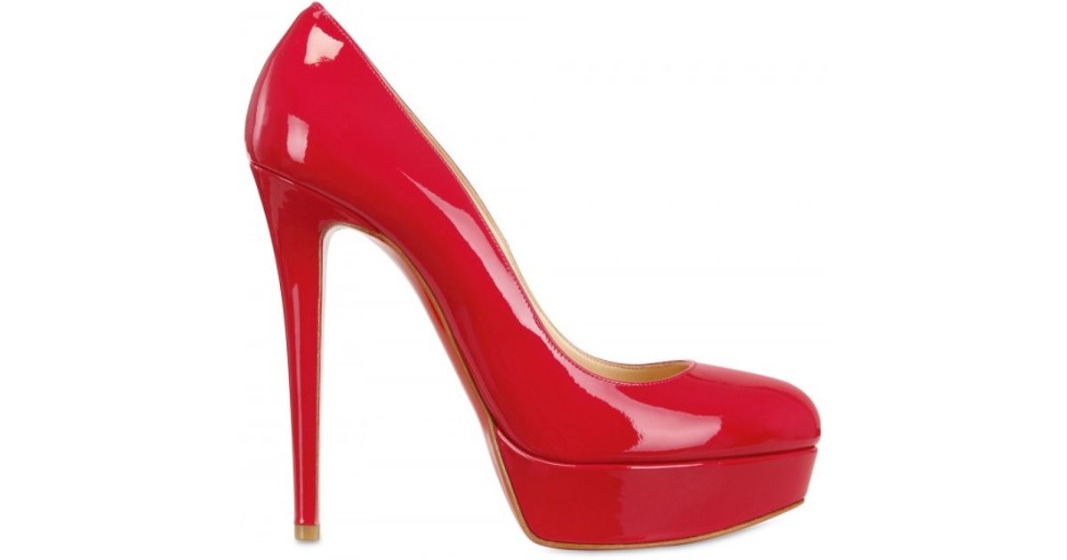 louboutin bianca 140 patent calf