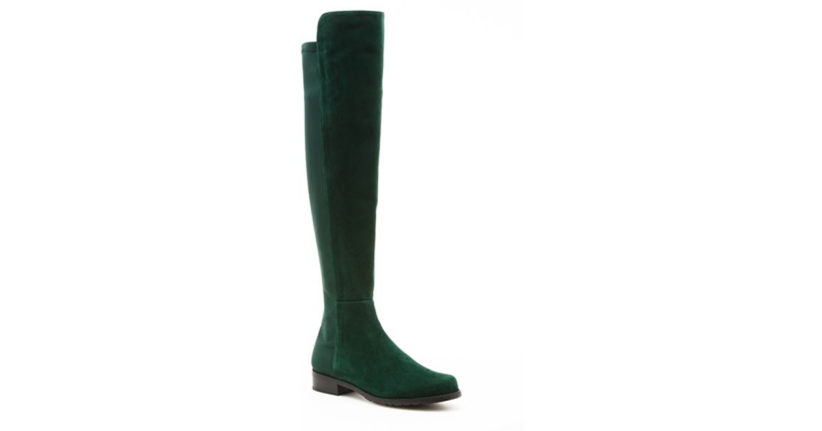 stuart weitzman green boots