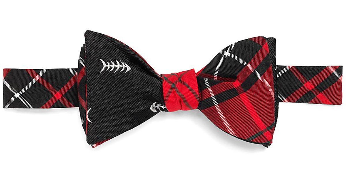 Brooks brothers Social Primer Reversible Bow Tie Tartan and Fishbone in