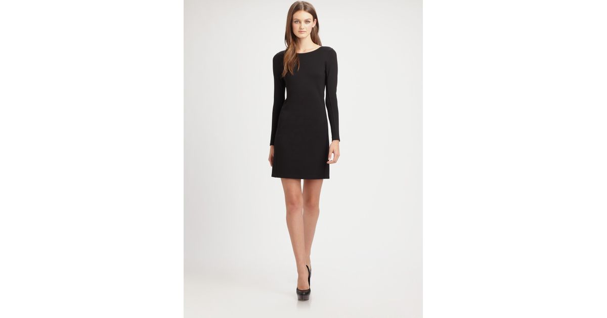 Lyst - Theory Kalion Knit Dress in Black