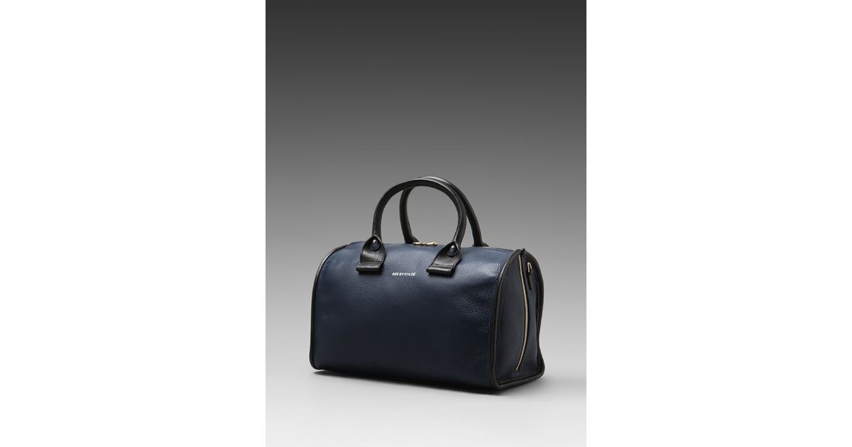 See by chlo April Big Duffel in Blue (navy) | Lyst  